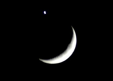 Venus y la Luna "se besarán" esta noche