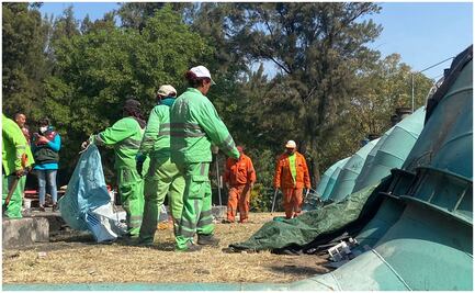 SIBISO realiza operativo para recuperar espacios públicos; retira campamento en Río Churubusco