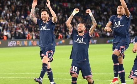 ¿Cuántos pases dieron entre Messi, Neymar y Mbappé contra el Manchester City?