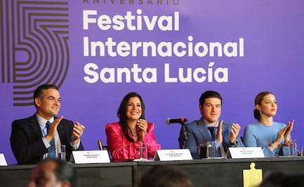 Samuel García presenta la agenda cultural del Festival Internacional Santa Lucía 2022