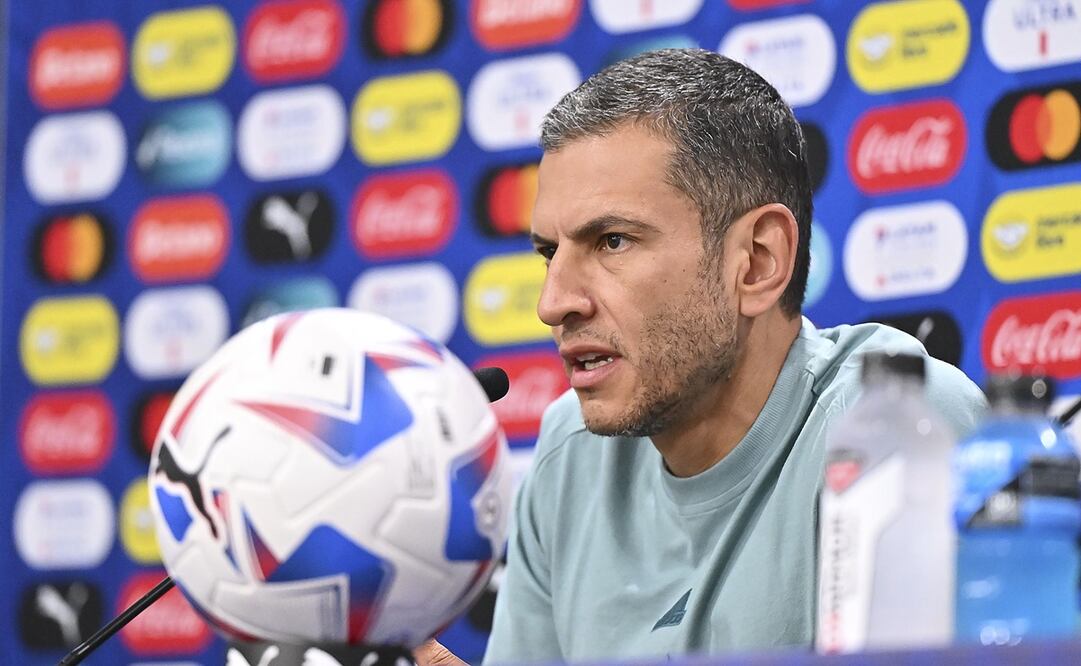 Jaime Lozano en conferencia de prensa, previo al duelo entre México y Ecuador - Foto: Imago7