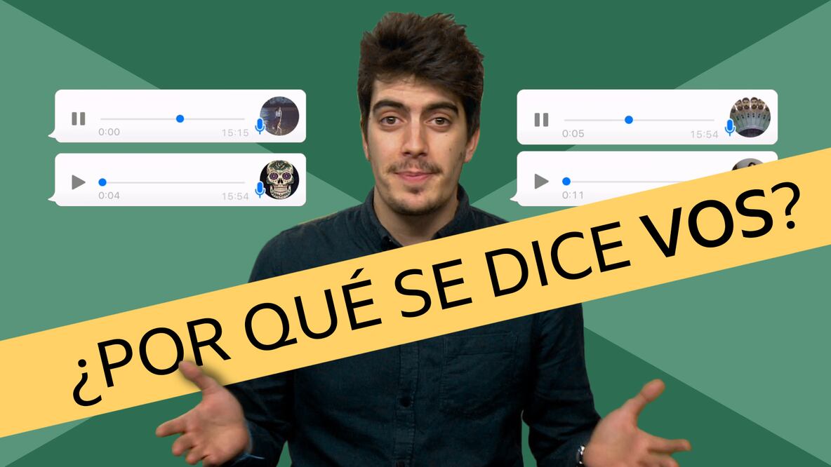 ¿Por qué en algunos países se usa el vos en lugar de tú?