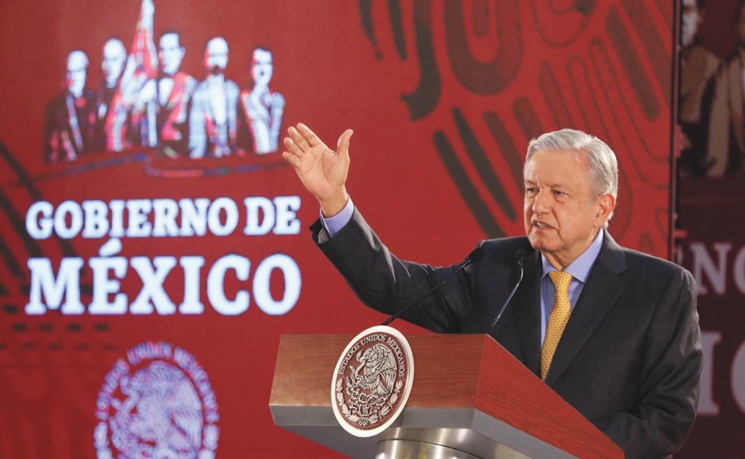President López Obrador ordered his team to clean the mess - Photo: Irvin Olivares/EL UNIVERSAL