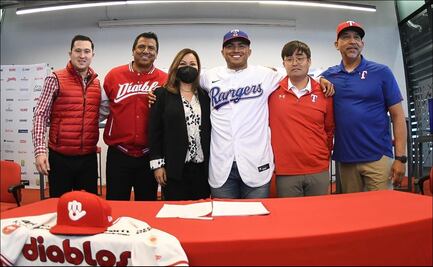 Miguel Ojeda Jr firma con los Texas Rangers en la MLB