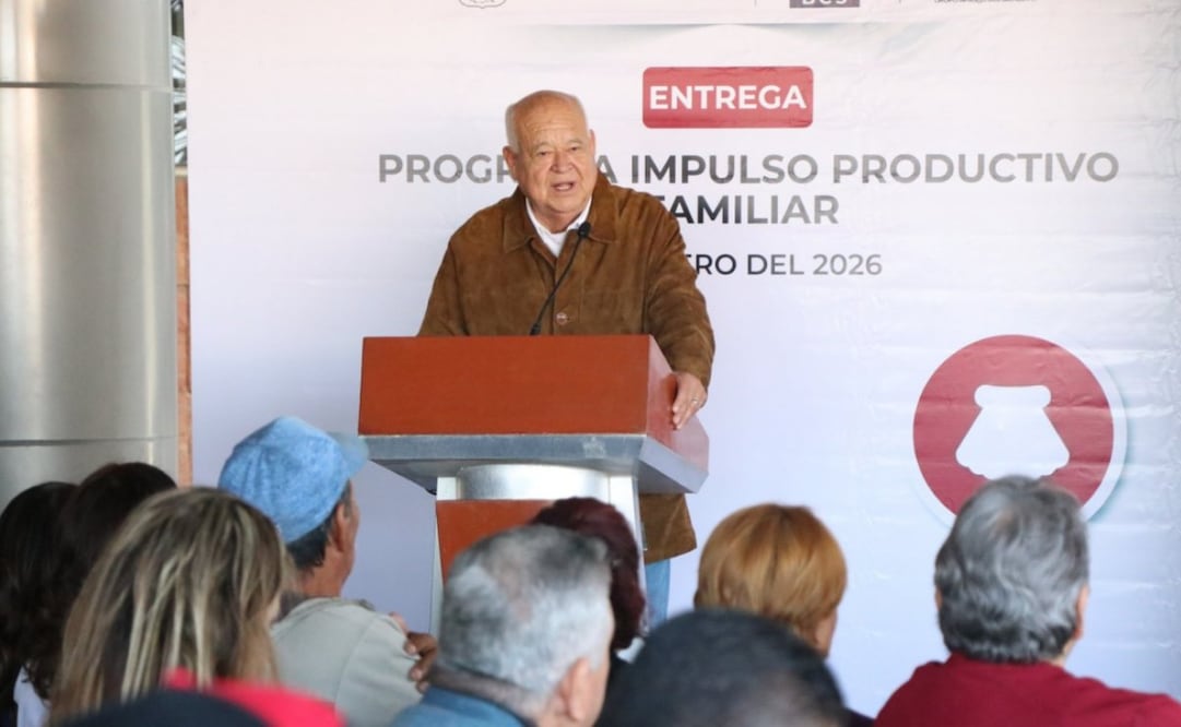 Víctor Castro Cosío, gobernador de BCS, aseguró que mientras haya narcomenudeo, habrá inseguridad (08/02/2026). Foto: Especial