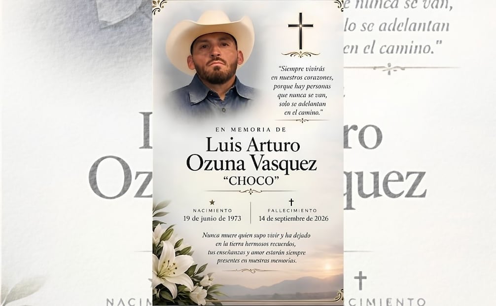 Luis Arturo Ozuna Vázquez falleció por afectaciones respiratorias y neurológicas, por la presunta exposición a las sustancias derramadas por el descarrilamiento de un tren de Ferromex. | Foto: Especial.