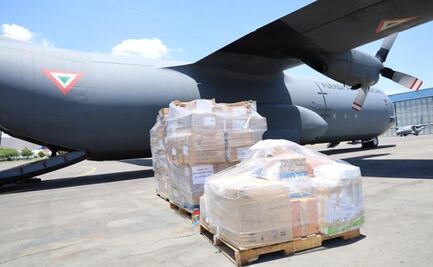 Tras sismo, México envía avión con víveres para damnificados de Haití