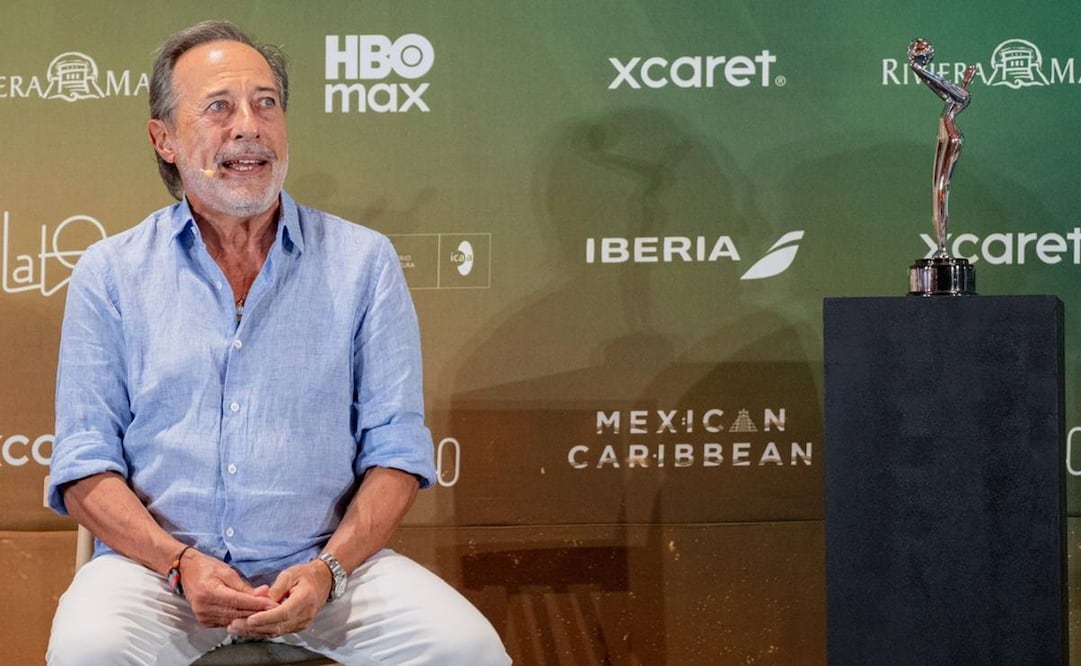 El histrión Guillermo Francella hizo la declaración durante un encuentro con la prensa en el marco de los Premios PLATINO Xcaret, que mañana reconocerán su trayectoria con el galardón PLATINO de Honor. 
FOTO: Premios PLATINO Xcaret