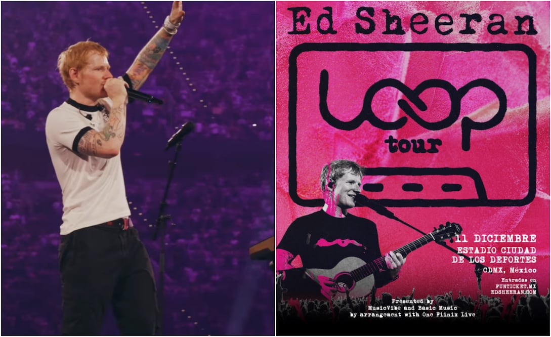 Ed Sheeran vendrá a México, como parte de su "Loop Tour".
Fotos: Instagram, vía @teddysphotos