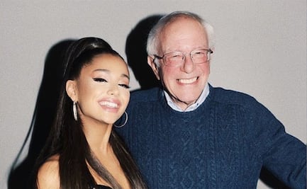 Ariana Grande apoya a Bernie Sanders rumbo a las elecciones de EU en 2020