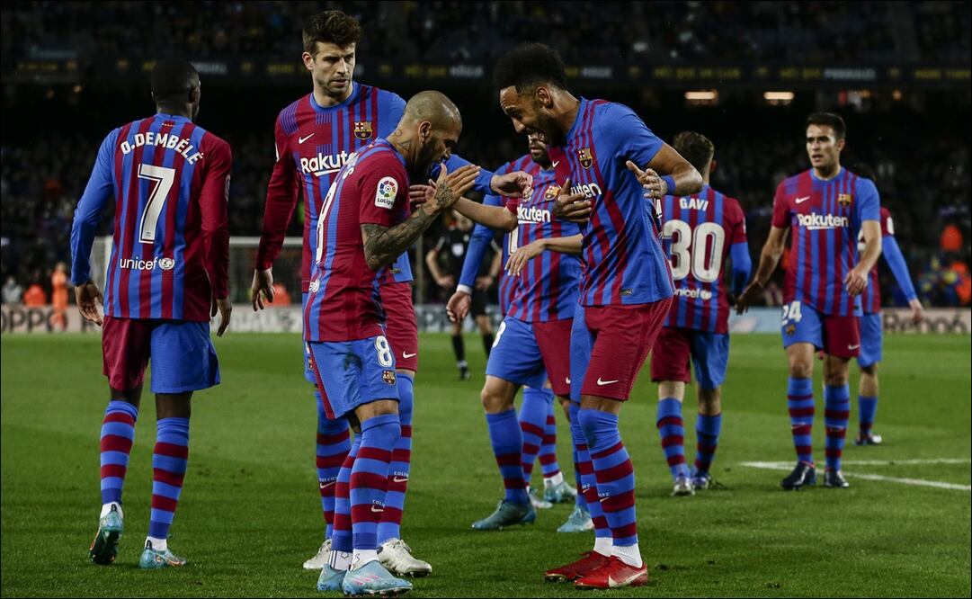 TRIUNFO EN CASA DEL BARCELONA ANTE EL OSASUNA - FOTO: AP