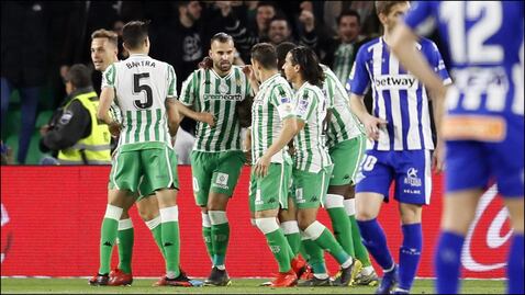 Betis con los mexicanos no puede derrotar al Alavés