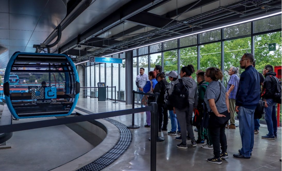 Línea 1 y 3 del Cablebús suspendieron sus operaciones este sábado 22 de marzo debido a la presencia de tormenta eléctrica. Foto: Archivo 