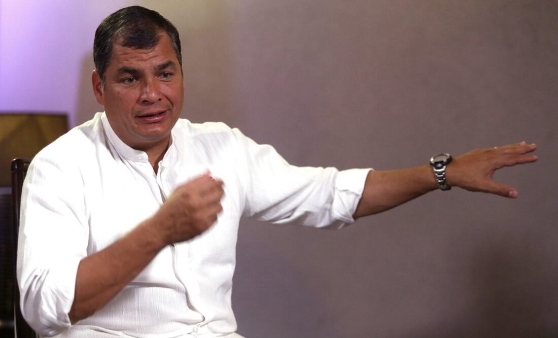 Rafael Correa, expresidente de Ecuador, en una imagen de archivo. Foto: Archivo/EFE