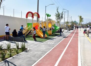 Inauguran parque lineal en San Agustín Atlapulco