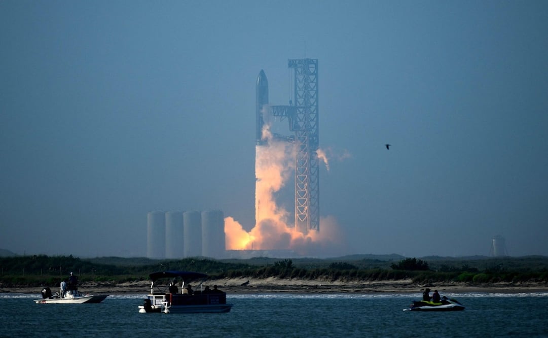 El Starship de SpaceX, es el cohete más grande y más potente que se ha creado. Foto: AFP