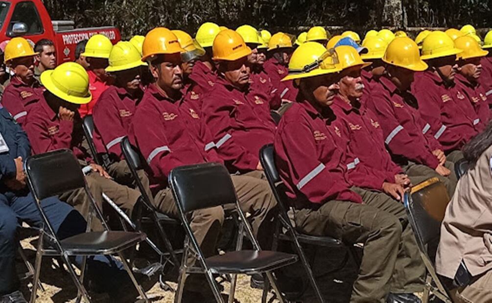 Brigadas rurales combatirán incendios en Jacala y Zimapán en Hidalgo. Foto: Especial