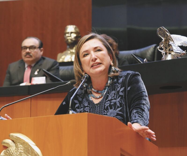 La senadora panista Xóchitl Gálvez dijo que el gobierno federal causó un problema al eliminar el Seguro Popular y sustituirlo por el Insabi. Foto: ARCHIVO EL UNIVERSAL