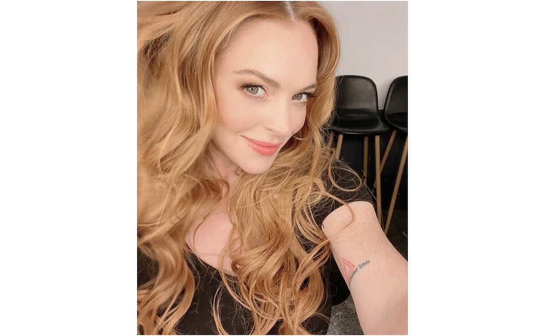 Vía Instagram Lindsay Lohan.