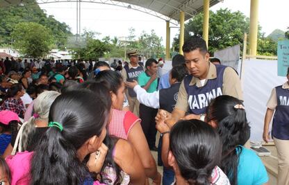 Marina atendió a más de 24 mil personas en Chiapas