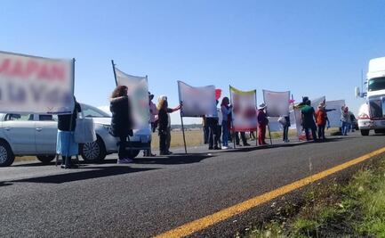 Familiares de Hidalguenses desaparecidos en Jalisco bloquean vías carreteras