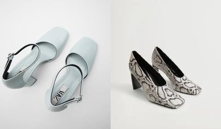 Otoño al cuadrado: los zapatos de punta geométrica que reinarán esta temporada