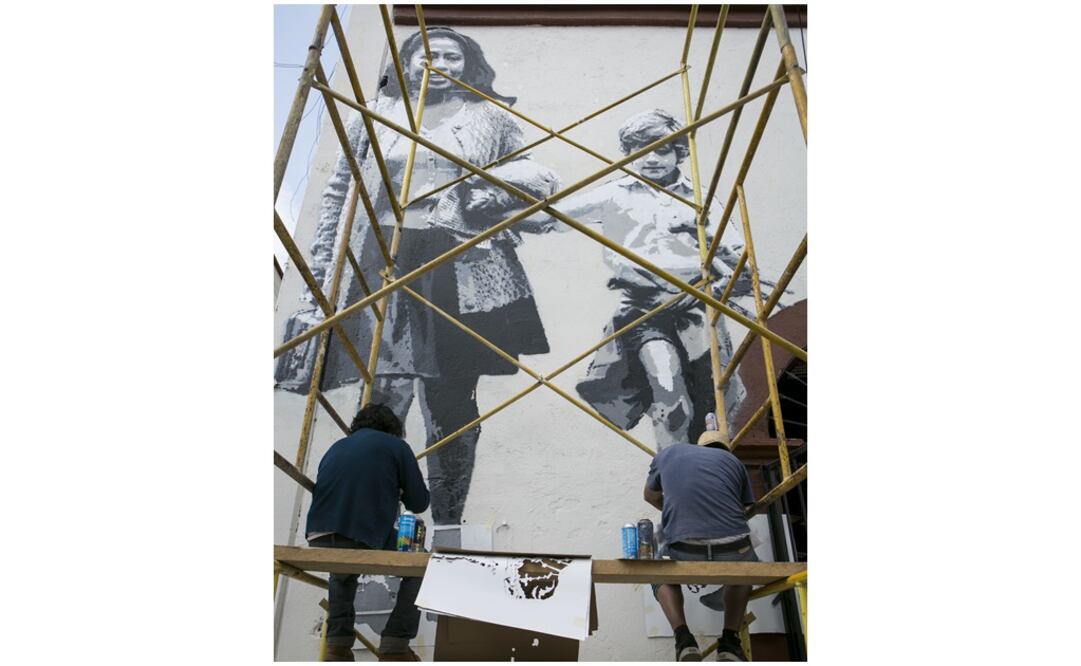 Mural de Yalitza Aparicio Foto: Mario Arturo Martínez