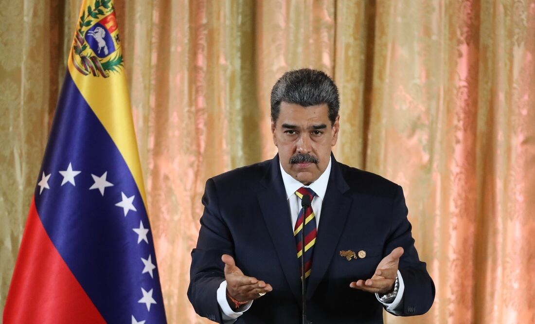 El presidente venezolano, Nicolás Maduro compite por la Presidencia contra el candidato oposito Edmundo González Urrutia. Foto: EFE