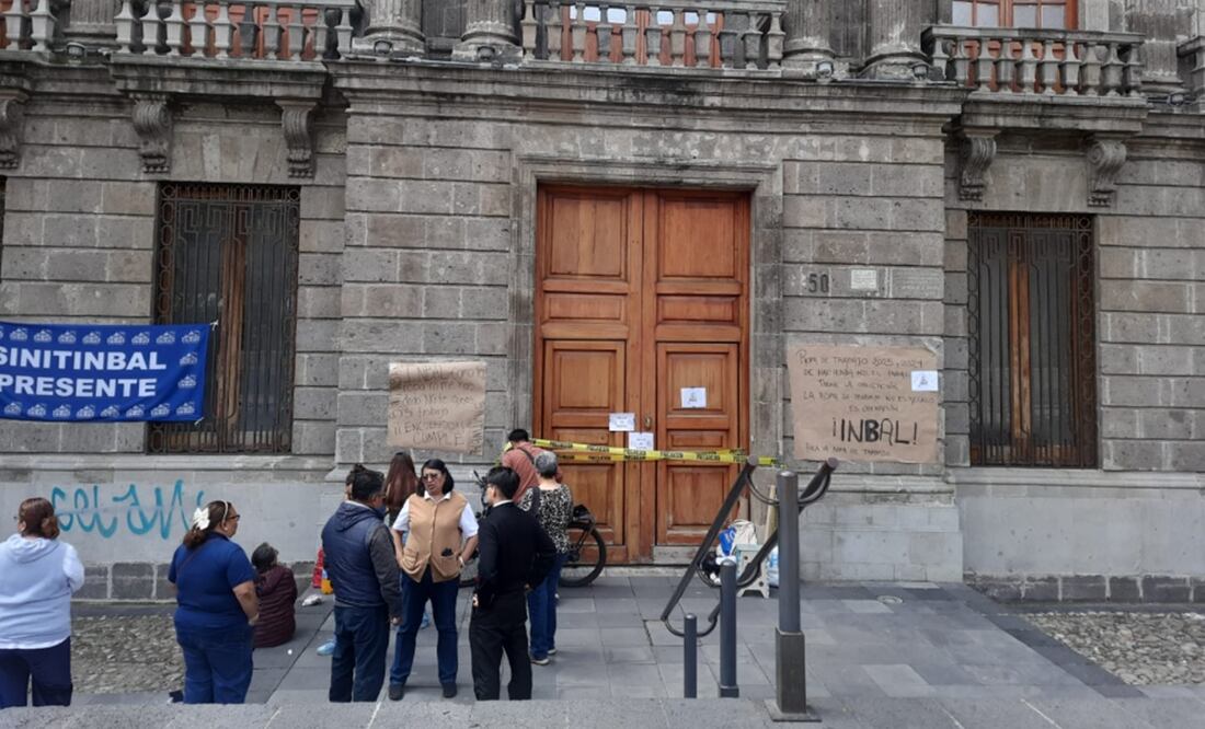 Museos del INBAL, cerrados por los sindicatos.
Foto: Frida Juárez / EL UNIVERSAL