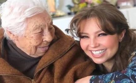 Thalía dio el último adiós a su abuelita con un hermoso mensaje y una fotografía nunca antes vista