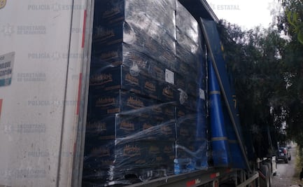 Recuperan en Huehuetoca camión con 600 mil pesos en cervezas que tenía reporte de robo