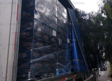 Recuperan en Huehuetoca camión con 600 mil pesos en cervezas que tenía reporte de robo