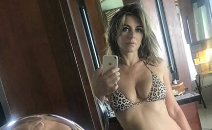 Liz Hurley impacta en bikini a los 52 años