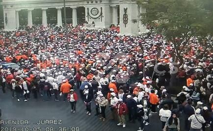 Marchas complican la circulación en centro de la CDMX 