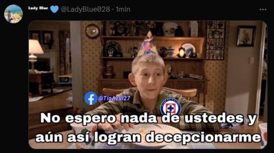 Los mejores memes de la derrota del Cruz Azul / Foto: Especiales
