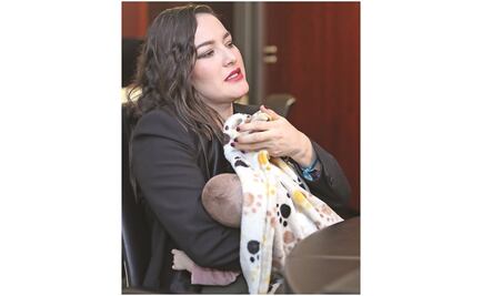 No subí a tribuna con mi bebé por reflectores: senadora