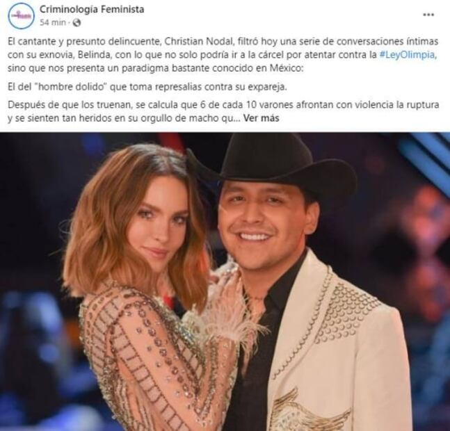 ¿Puede aplicar la ley Olimpia para Christian Nodal?