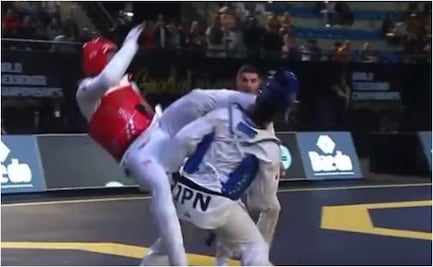 VIDEO: El impresionante nocaut del mexicano Carlos Sansores en el Mundial de Taekwondo