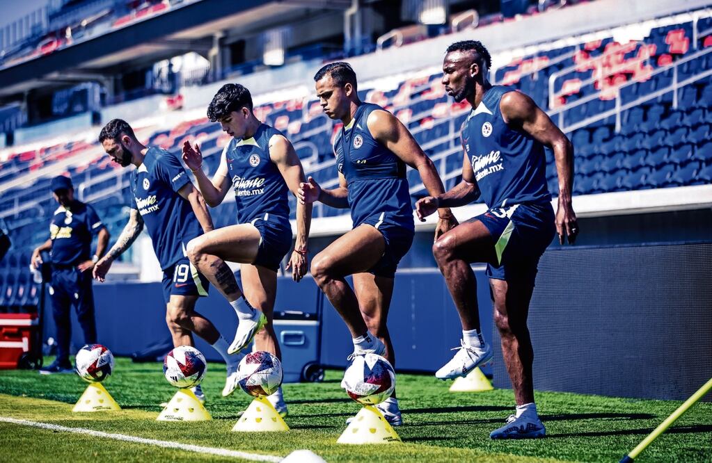 Ante el Crew, al que consideran un club que trata bien la pelota, tendrán un duelo atractivo, afirman. Foto: Club América