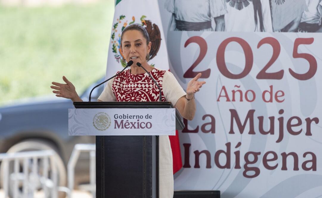 La presidenta Claudia Sheinbaum Pardo encabeza el Arranque de Obras del Programa de Vivienda para el Bienestar, en Rincón de Romos, Aguascalientes. Foto Hugo Salvador/ EL UNIVERSAL