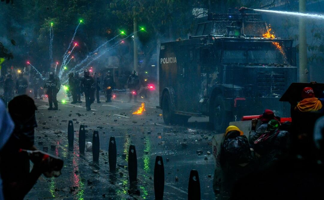 Las muertes de dan en medio de las manifestaciones antigubernamentales que empezaron hace un mes en Colombia. Foto: AFP