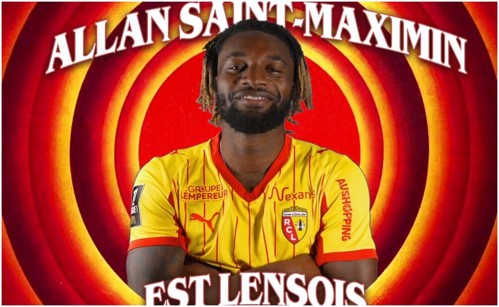 Allan Saint Maximin es nuevo jugagdor del Lens Foto: Capturas
