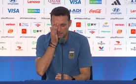 Lionel Scaloni rompe en llanto y abandona la conferencia de prensa: "Me duele en el alma"