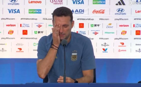 Lionel Scaloni rompe en llanto y abandona la conferencia de prensa: "Me duele en el alma"