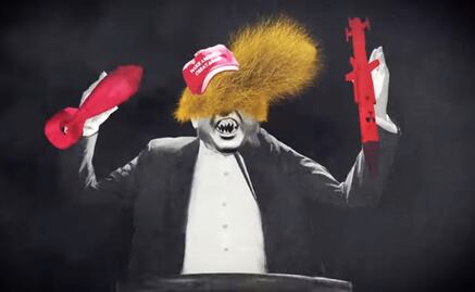 Green Day retrata como un mostruo a Donald Trump 