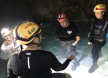 “¡Andrés Manuel, detén esto, ya! Es un crimen”; exigen a AMLO desde cavernas en Tramo 5 del Tren Maya