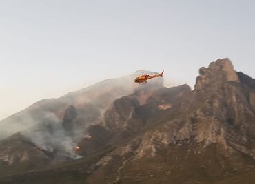 Incendio consume cerca de 12 hectáreas de vegetación en Nuevo León