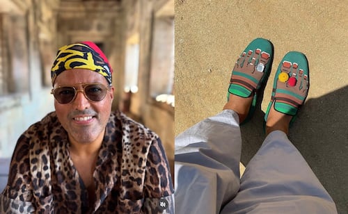 La lujosa colección de zapatos de Aldo Rendón