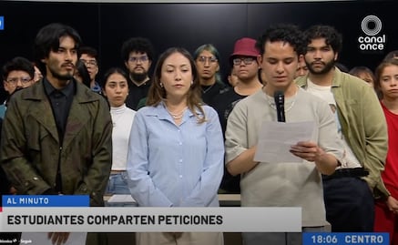 VIDEO: Estudiantes del IPN irrumpen en instalaciones de Canal Once; exigen renuncia del director Arturo Reyes
