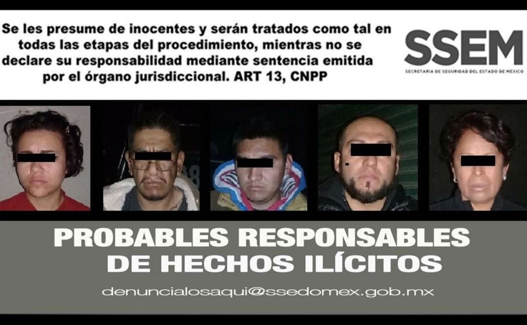 Los detenidos fueron presentados ante el Ministerio Público Federal, que inició la carpeta de investigación respectiva (Foto: Especial)